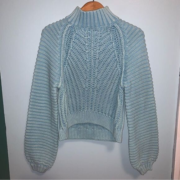 Free People Sweatheart Sweater Small - Picture 2 of 5